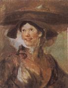 HOGARTH, William The Shrimp Girl oil painting on canvas
